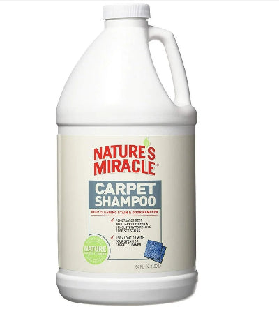 Nature's Miracle Carpet Shampoo, Deep-Cleaning Stain and Odor Remover 64 Ounce