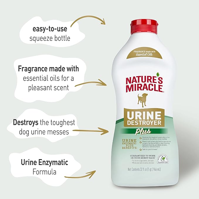 Nature's Miracle Urine Destroyer Plus Dog 32 fl oz Pour