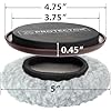 Furniture Sliders X-PROTECTOR - 4+4 Pack 5” - Multi-Surface Furniture Sliders for Carpet & Hard Floors - 4 Furniture Movers for Carpeted Floors and 4 Hardwood Socks - Move Your Furniture Easily!